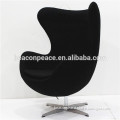 Best selling luxury fiberglass egg chair for sale
